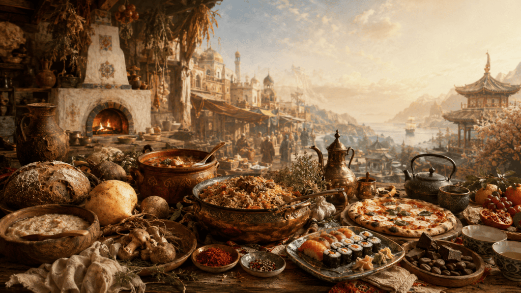 История мировой кухни, блюд и кулинарных традиций