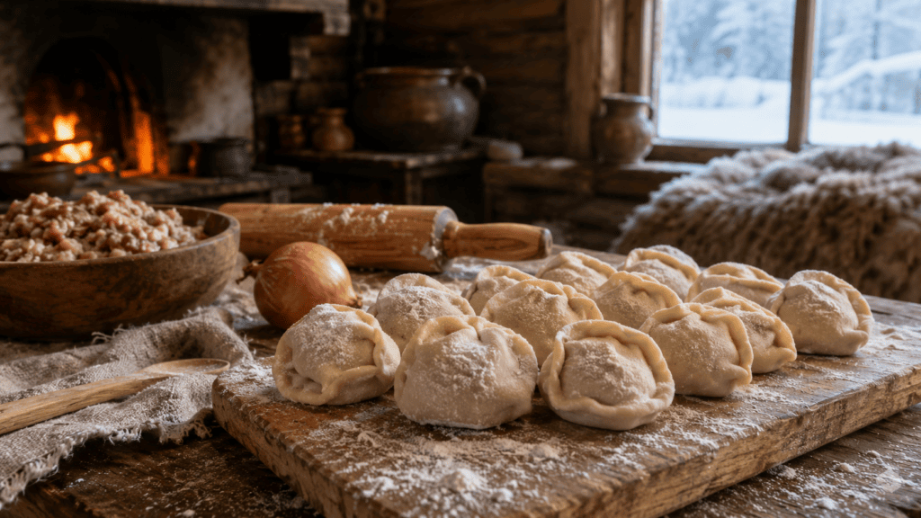 Уральские пельмени пельнянь как хлебное ухо