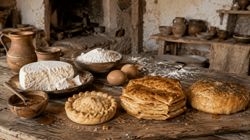 римские сырные пироги как предшественники чизкейка