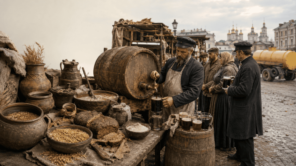 История кваса от древнего зернового напитка до современности