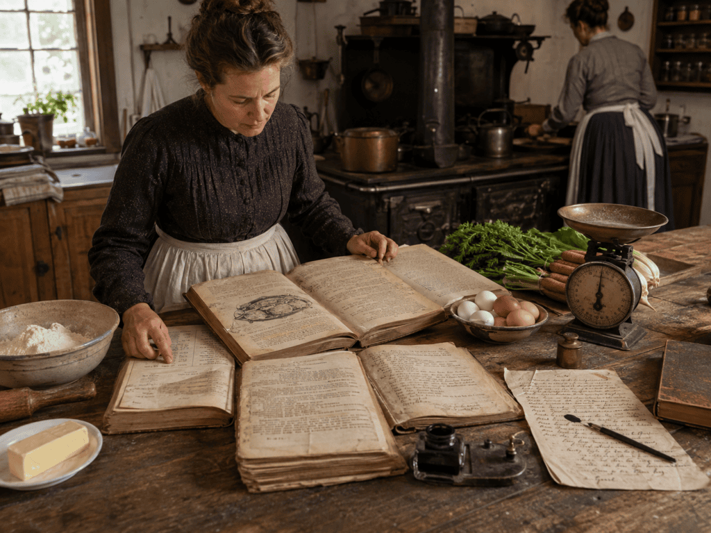 Кулинарные книги XIX века с меню рецептами и практическими советами для кухни