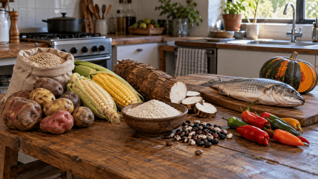 продукты Анд, Амазонии и побережья Южной Америки